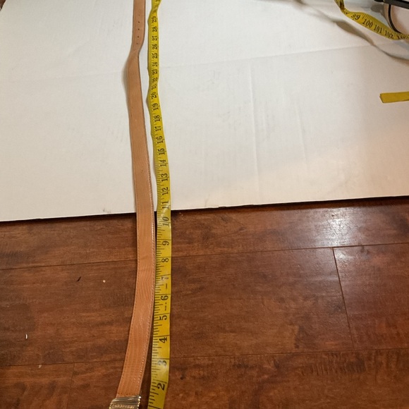 Vintage Tan Western Belt S/M - Picture 7 of 10